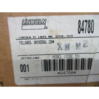 Lincoln 84780 Tapered Follower Plate