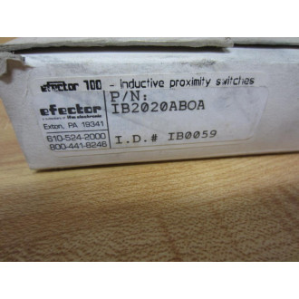 IFM Efector IB2020ABOA Sensor IB0059
