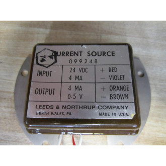 Leeds & Northrup 099248 Current Source - New No Box