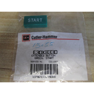 Cutler Hammer E30KB330 Eaton Extended Rectangular Start Button