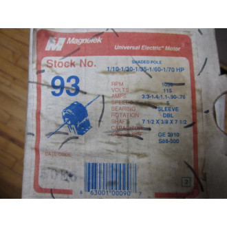Magnetek 93 Motor DA3E690N 65796P