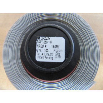 Brady PSPT-250-1-WT Marking Sleeves PSPT2501WT (Pack of 100)