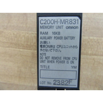 Omron C200H-MR831 Memory Module C200HMR831 - New No Box
