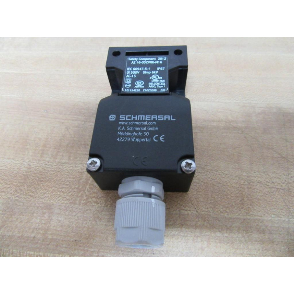 Schmersal AZ 16-03ZVRK-M16 Safety Switch AZ1603ZVRKM16 - Used