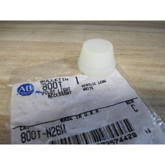 Allen Bradley 800T-N26W White Lens Cap 800TN26W Series C