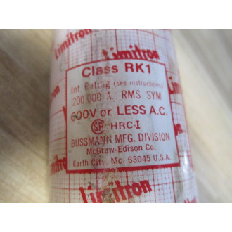 Bussmann KTS-R-400 Limitron KTSR400 Class RK1 Fuse Tested - Used