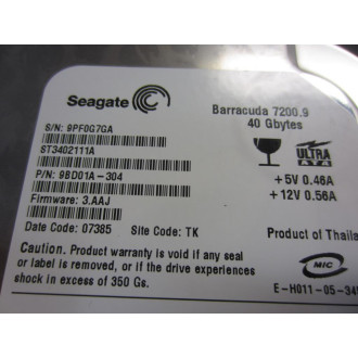 Seagate 9BD01A-304 Hard Drive 9BD01A304 - Used