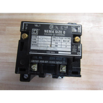 Square D 8536-SBG1 Starter 8536SBG1 - Used