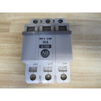 Allen Bradley 1492-CB3-G150 Circuit Breaker 1492CB3G150 - Used