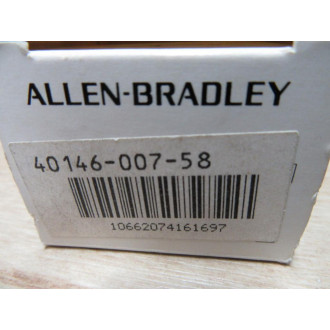 Allen Bradley 40146-007-58 Switch 4014600758