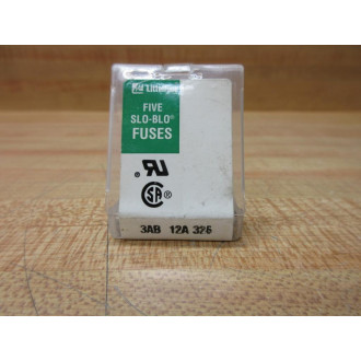 Littelfuse 3AB-12A Fuse 3AB-12 326 White (Pack of 10)