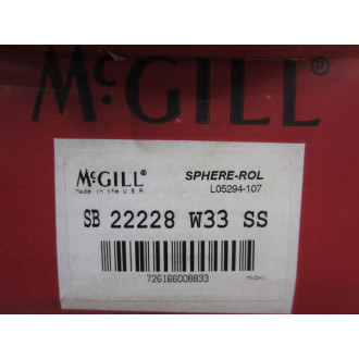 McGill SB 22228 W33 SS Bearing SB22228W33SS
