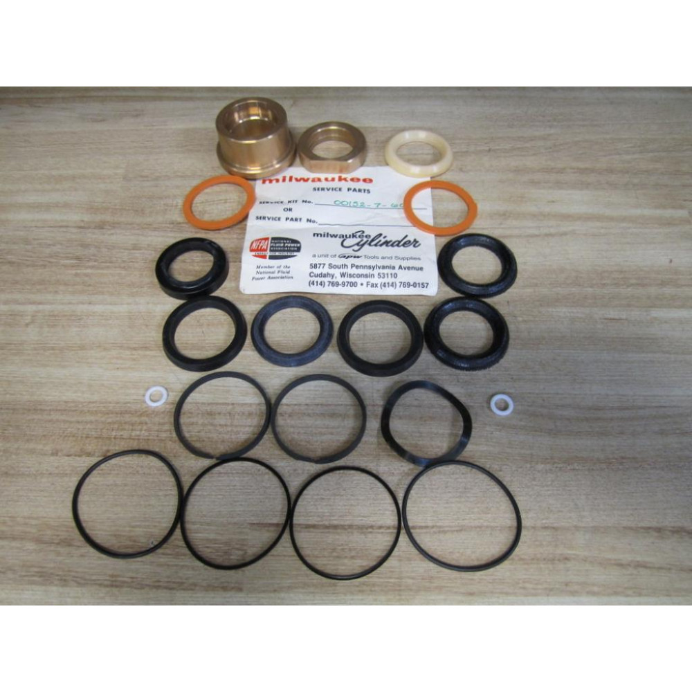 Milwaukee Cylinder 00152-7-60 Seal Kit WO 4 Small Rings