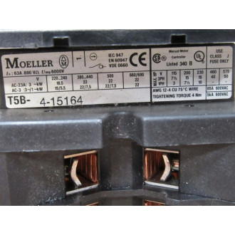 Moeller T5B-4-15164 Rotary Cam Switch T5B415164 - Used