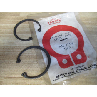 Waldes Truarc 5000-187 Retaining Rings (Pack of 2) - New No Box