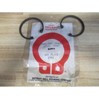 Waldes Truarc 5000-187 Retaining Rings (Pack of 2) - New No Box