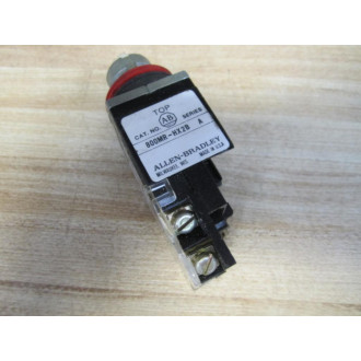 Allen Bradley 800MR-HX2B Switch 800MRHX2B WO KnobSingle ContactSeries A - Used