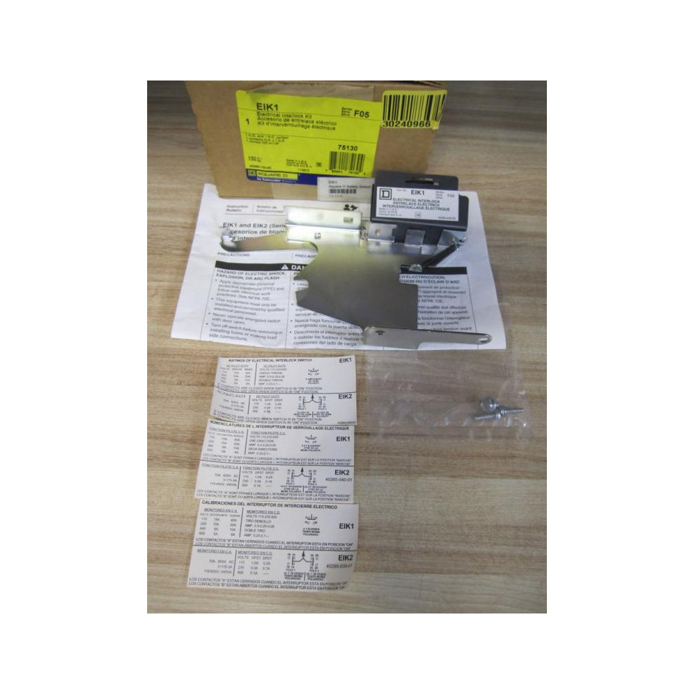 Square D EIK1 Electrical Inerlock