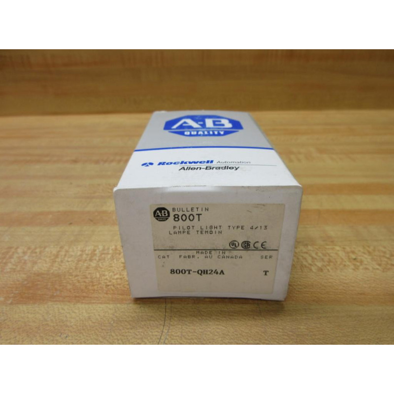 Allen Bradley 800T-QH24A Pilot Light EMPTY BOX ONLY! Series T