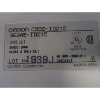 Omron 3G2A5-ID215 Module 3G2A5ID215 - Used