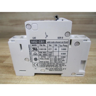 Allen Bradley 1492-CB1-H020 2A Circuit Breaker 1492CB1H020 - New No Box