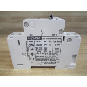 Allen Bradley 1492-CB1H010 Circuit Breaker Series B - New No Box