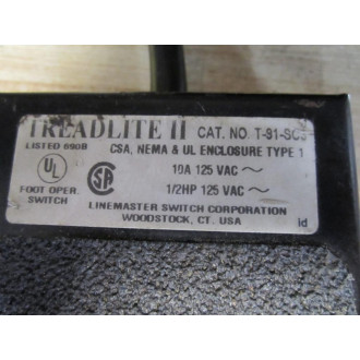 Treadlite T-91-SC3 Foot Pedal T91SC3 WO Plug - Used