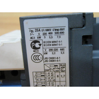 KCI W41380952032105 Contactor - Used