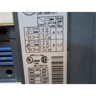 KCI W41380952032105 Contactor - Used