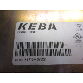KEBA FD 35317968 Floppy Disk Drive FD35317968