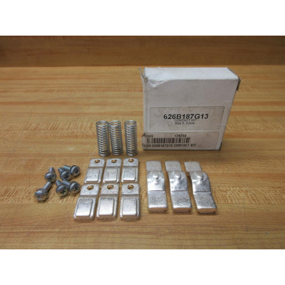 Cutler Hammer 626B187G13 Eaton 3 Pole Contact Kit
