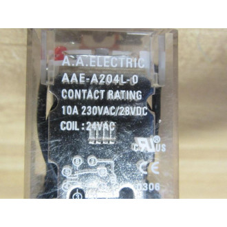 AA Electric AAE-A204L-0 Relay AAEA204L0 - Used