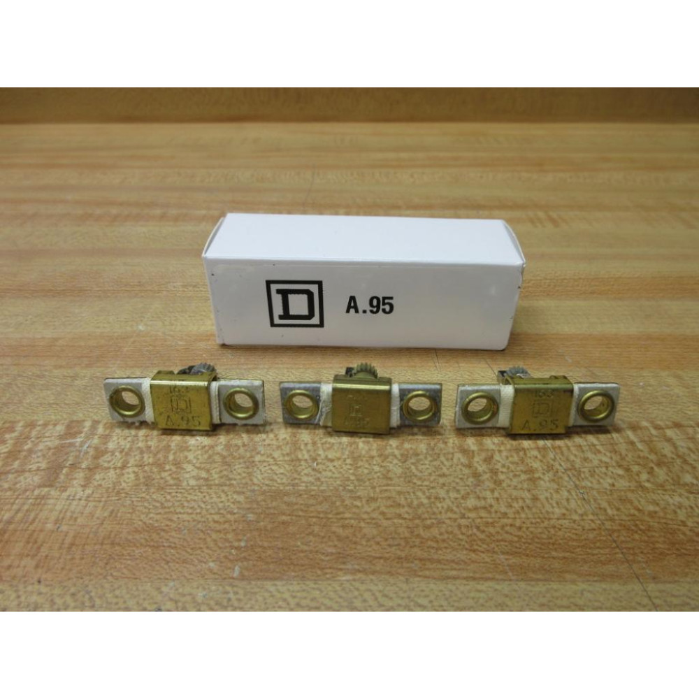 Square D A.95 Overload Relay Heater Element A95 WOut Screws (Pack of 3)
