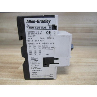 Allen Bradley 140M-C2T-B25 Motor Breaker 140MC2TB25 - Used