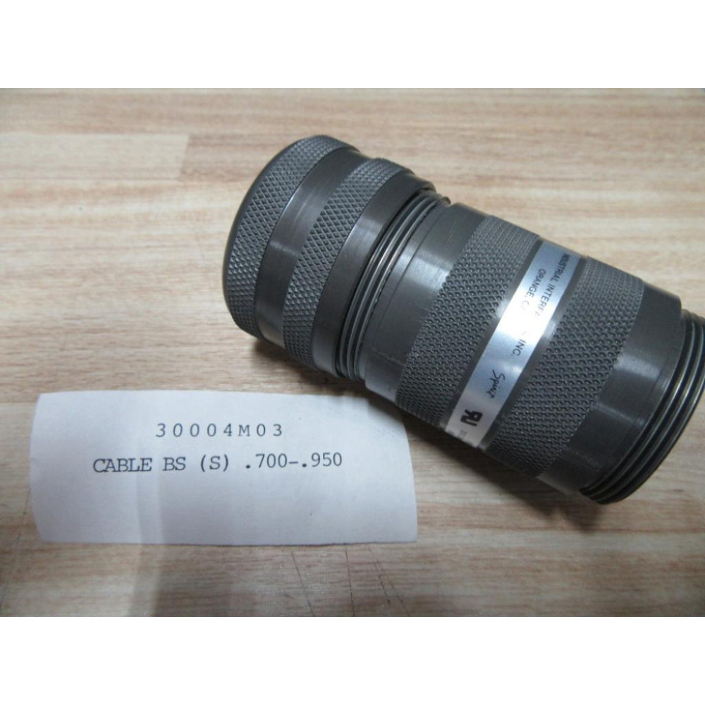Industrial Interface 30004M03 Connector  .700-.950 - New No Box