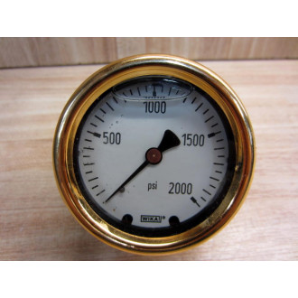 Wika 9318267 Pressure Gauge 0-2000 Psi