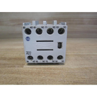 Allen Bradley 100-FA22 Contact Block 100FA22 Series B - Used