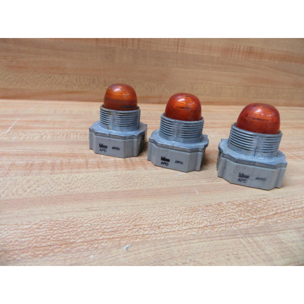 IDEC APD Pilot Light Amber (Pack of 3) - Used