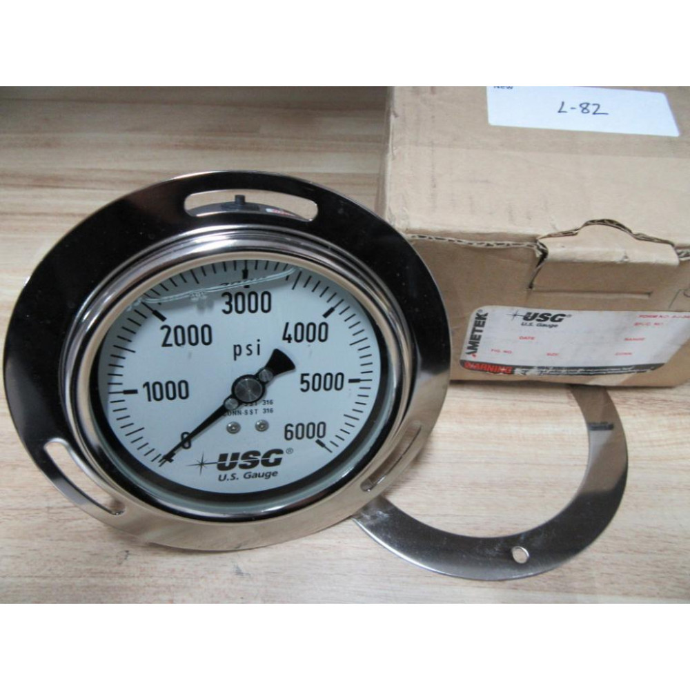 Ametek USG P656 Gauge 0-6000 PSI 356071