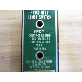 General Equipment 43-300-D Proximity Limit Switch 43300D
