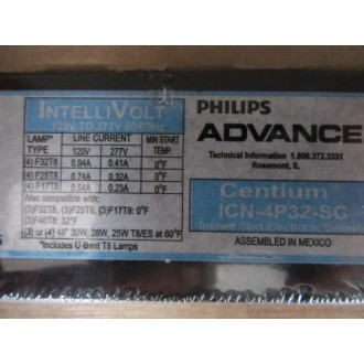 Philips-Advance Control ICN-4P32-SC Ballast ICN4P32SC