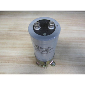 Hitachi HCGF2A Capacitor 1200MFD 400VDC W Clamp - Used