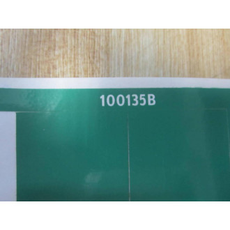 Lab Safety Supply 7050B Waste Sign WO 1 Label10135B - New No Box