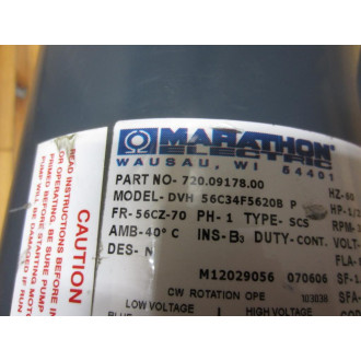 Marathon Electric 720.09178.00 Electric Motor 7200917800 - New No Box
