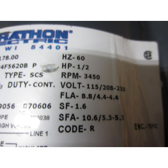 Marathon Electric 720.09178.00 Electric Motor 7200917800 - New No Box