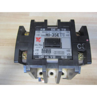 Yaskawa Electric HI-35ETU Contactor HI35ETU 220V - Used