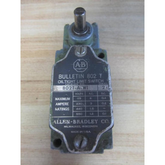 Allen Bradley 802T-AW1 Limit Switch 802TAW1 Series 2 - Used
