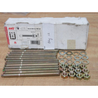MKT VA-A M 8 X 110 VZ Anchors VAAM8X110VZ (Pack of 12)