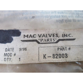 Mac Valves K-82003 Valve Repair Kit K82003