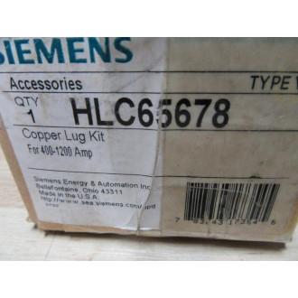 Siemens HLC65678 Copper Lug Kit